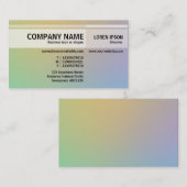 Wechselnde Töne - weiche Farbverläufe - Visitenkar Visitenkarte (Vorne/Hinten)