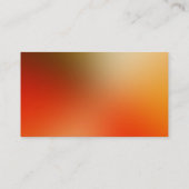 Wechselnde Töne - weiche Farbverläufe - Visitenkar Visitenkarte (Rückseite)