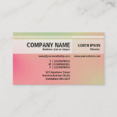 Wechselnde Töne - weiche Farbverläufe - Visitenkar Visitenkarte (Vorderseite)