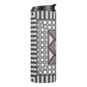 Wechselnder geometrischer Wärmespeicher Thermosbecher (Nach links gedreht)