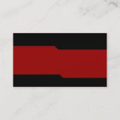 Wechselnder - Maroon (990000) Visitenkarte (Rückseite)