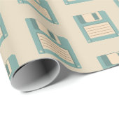 Wechselpapier für Computerdiskette Geschenkpapier (Rolleneckpunkt)