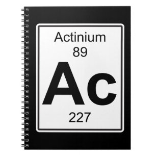 Wechselstrom - Aktinium Notizblock