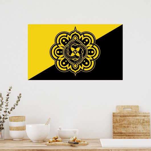 Wechselstrom-Flag-Druck Poster (Küche)