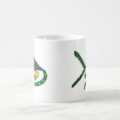 WECHSELSTROM, flippige Krokodil-Kunst Kaffeetasse (Mittel)