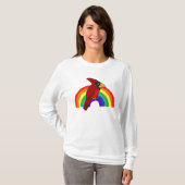 WECHSELSTROM, Kardinals-und Regenbogen Shirt (Vorne ganz)
