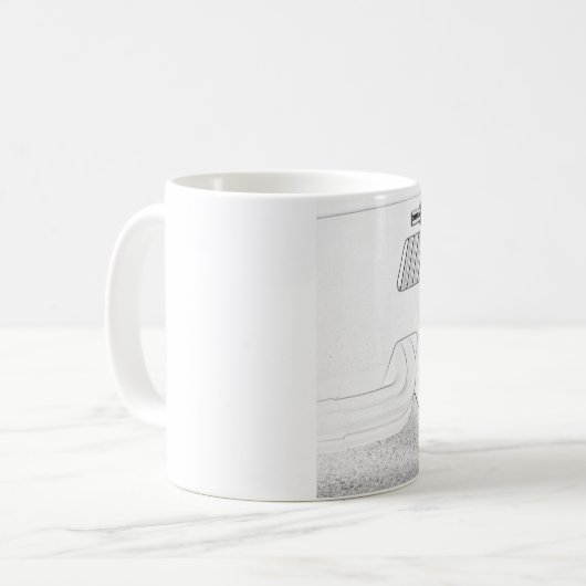 Wechselstrom-Kobra-Tasse Kaffeetasse (Vorderseite Links)