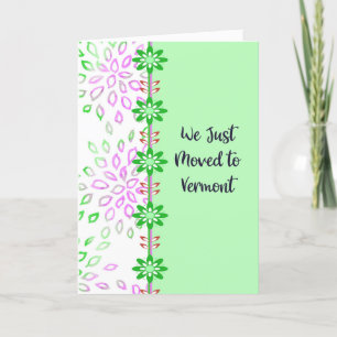 Wechselt zur Vermont-Ankündigungskarte Dankeskarte