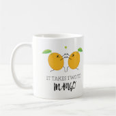 Wechselt zwei zu Mango Tango Ballroom Dancing Coup Kaffeetasse (Links)