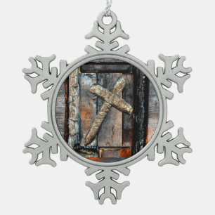 Wechselwirkung Schneeflocken Zinn-Ornament