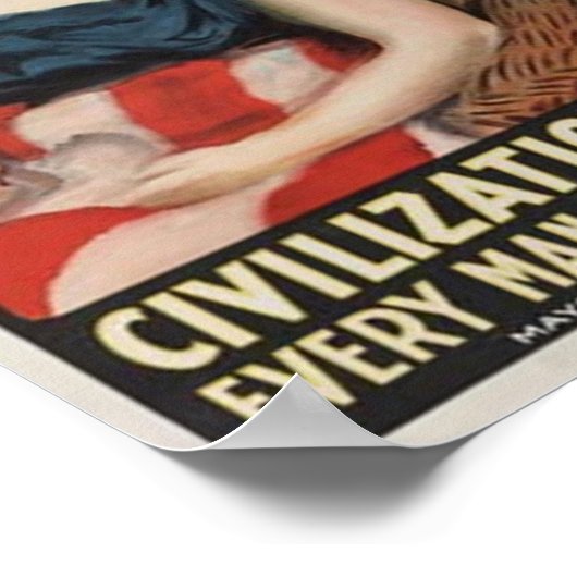 Weck Amerika auf! Poster (Ecke)