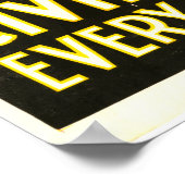 Weck Amerika auf! Zivilisation ruft alle auf Poster (Ecke)