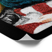 Weck Amerika Trump 2020 auf Poster (Ecke)