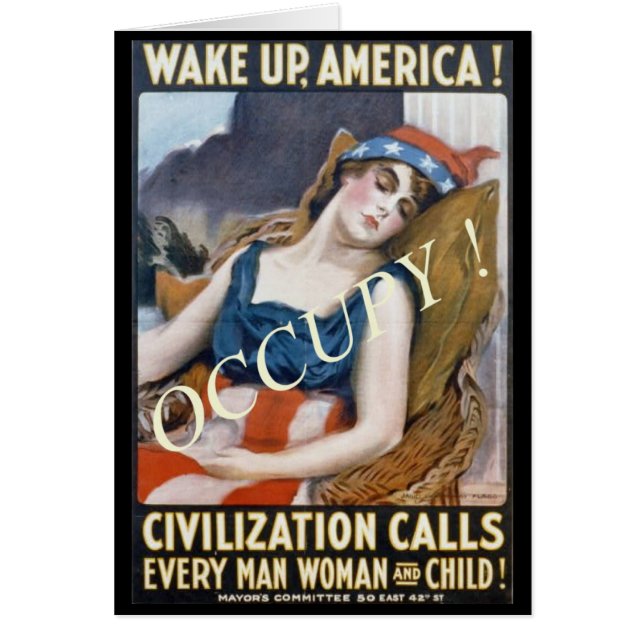 WECK auf, AMERIKA ! BESUCHEN! (Vorne)