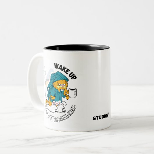 WECK AUF, EMPFEHLEN SIE ABER NICHT ZWEIFARBIGE TASSE (Vorderseite Links)