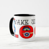 WECK AUF LEO! TASSE (Vorderseite Links)