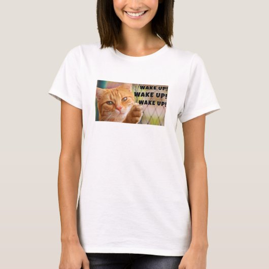 Weck auf! (Licht) T - Shirt (Vorderseite)