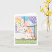 Weck auf! Notecard Karte (Gelbe Blume)