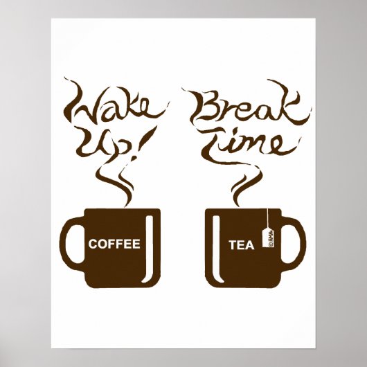 Weck auf! Pause! Poster (Vorne)