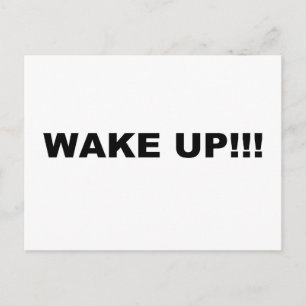 WECK auf!! Postkarte