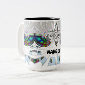  WECK auf!Robot Zweifarbige Tasse (Vorderseite Links)