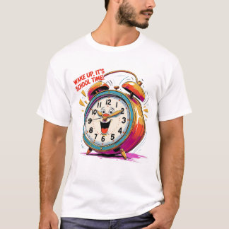 Weck auf - Schulzeit - Spaß & Energie zurück T-Shirt