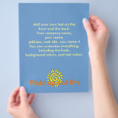 Weck auf und lebe flyer (Hand)