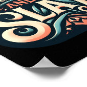 Weck auf und leg poster (Ecke)
