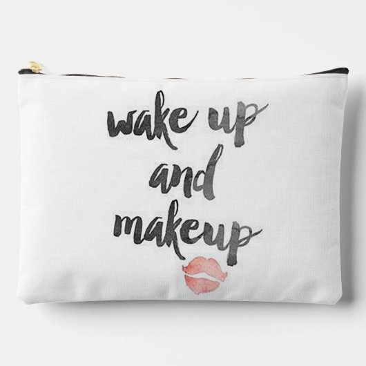 Weck auf und mache zubehörtasche (Vorderseite)