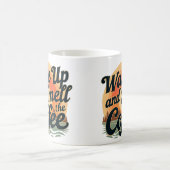 Weck auf und rieche den Kaffee Kaffeetasse (Mittel)