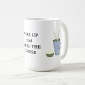 Weck auf und rieche den Kaffee Kaffeetasse (VorderseiteRechts)