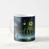 Weck auf und ruf Forth Cthulu an! Tasse (Vorderseite Links)