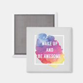 Weck auf und sei Phantastisch Magnet (Vorderseite/Rückseite)