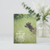 Weck auf und sei Phantastisch Postkarte (Stehend Vorderseite)