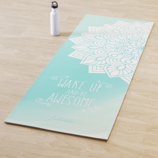 Weck auf und sei Phantastischer Kostenvoranschlag Yogamatte (Beispiel)