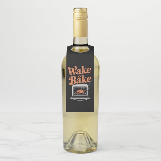 Weck Bake Turkey Dinner Funny Erntedank Flaschenanhänger (Auf Flasche)
