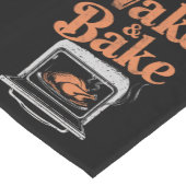 Weck Bake Turkey Dinner Funny Erntedank Kurzer Tischläufer (Ecke)