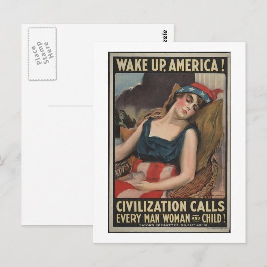 Weck bis 1917 postkarte (Vorne/Hinten)