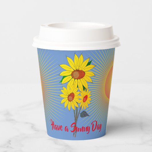 Weck bis Sonnenschein - Kaffee/Getränk Pappbecher (Rückseite)