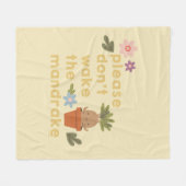 Weck bitte nicht den Mandrake Fleecedecke (Vorderseite (Horizontal))