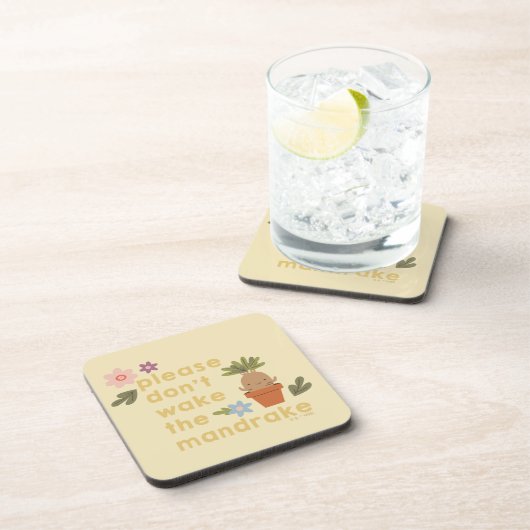 Weck bitte nicht den Mandrake Getränkeuntersetzer (Rechte Seite)