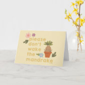 Weck bitte nicht den Mandrake Karte (Gelbe Blume)