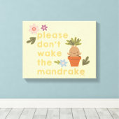 Weck bitte nicht den Mandrake Leinwanddruck (Insitu (Holzboden))