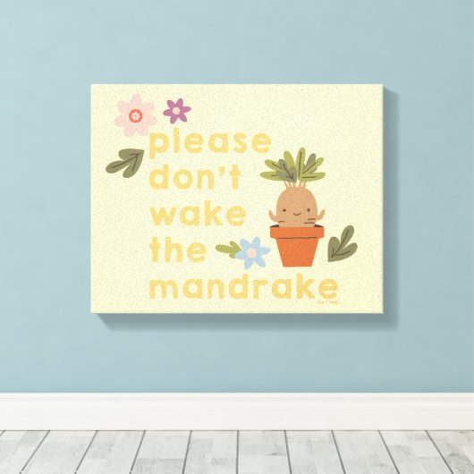 Weck bitte nicht den Mandrake Leinwanddruck (Insitu (Holzboden))