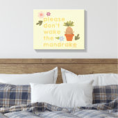 Weck bitte nicht den Mandrake Leinwanddruck (Insitu (Schlafzimmer))