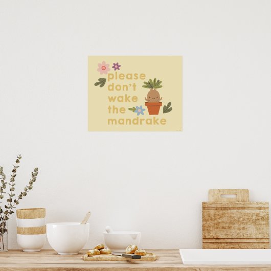 Weck bitte nicht den Mandrake Poster (Küche)