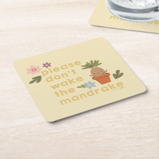 Weck bitte nicht den Mandrake Rechteckiger Pappuntersetzer (angewinkelt)