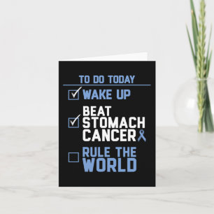 Weck der weltweiten Beat Stomach Cancer Rule Karte
