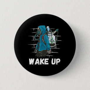 Weck des Klimawandels den Aktivismus des Earth Day Button