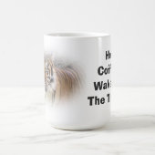 Weck die Tiger-Tasse auf! Kaffeetasse (Mittel)